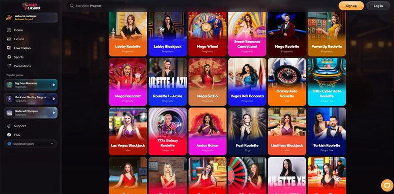 Madcasino : Les Meilleures Offres de Bonus et de Tours Gratuits en Ligne en.